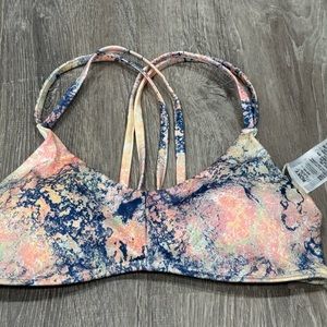 Roxy Size Small Bikiini Top Pastel Colors B26